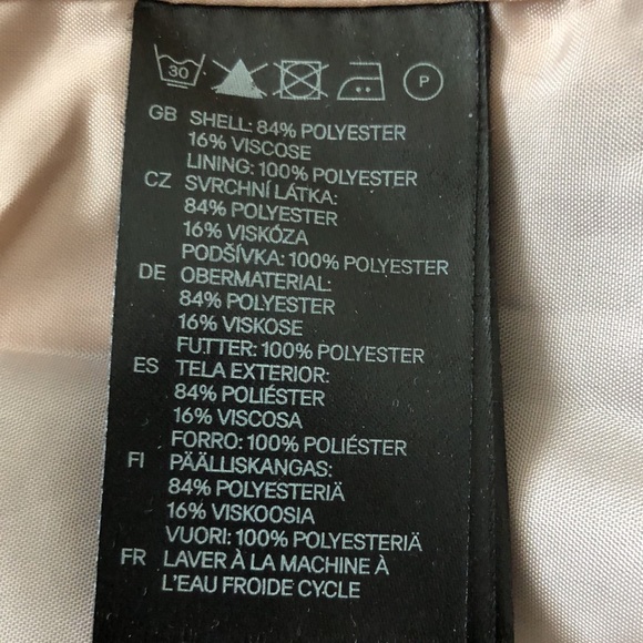 Brown checker blazer size 4 US. H&M brand in good condition - Picture 5 of 15